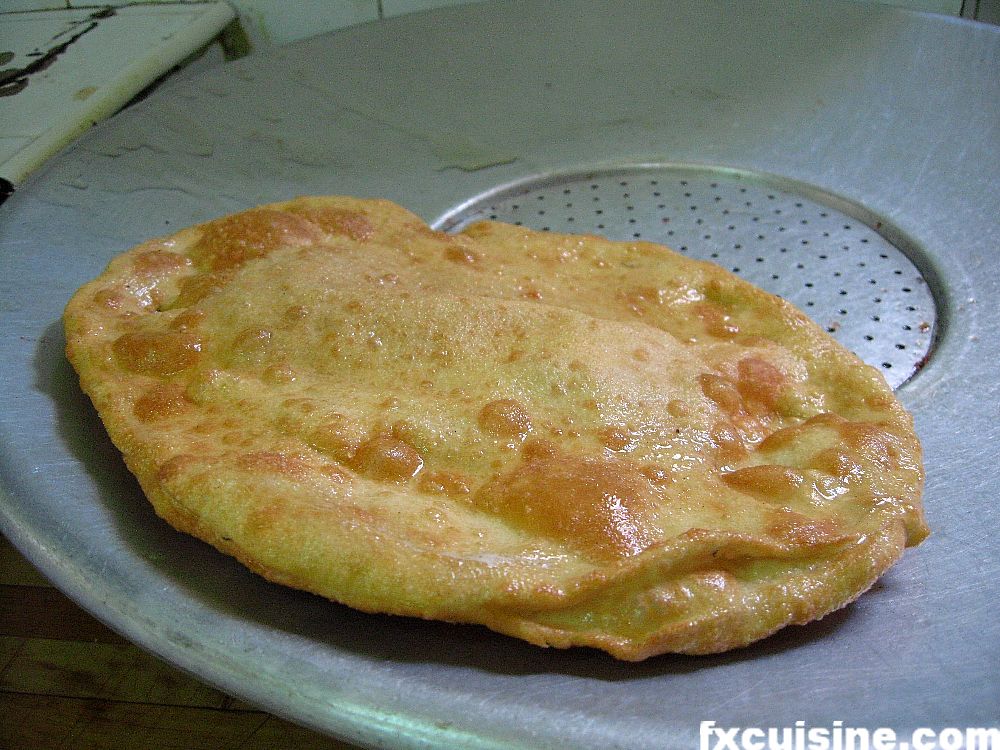 Pizza Fritta traditional Neapolitan deepfried pizza